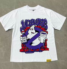 THAT'S A AWFUL LOT OF COUPH SYRUP Tie‑Dye Graphic Oversized T‑Shirt