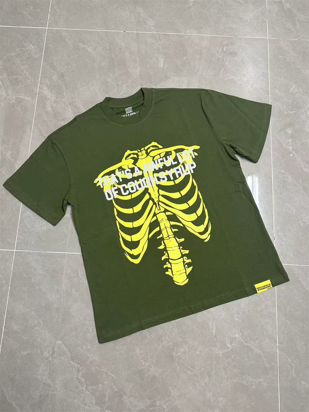 That's A Awful Lot Of Cough Syrup Ribcage Skeleton T-Shirt