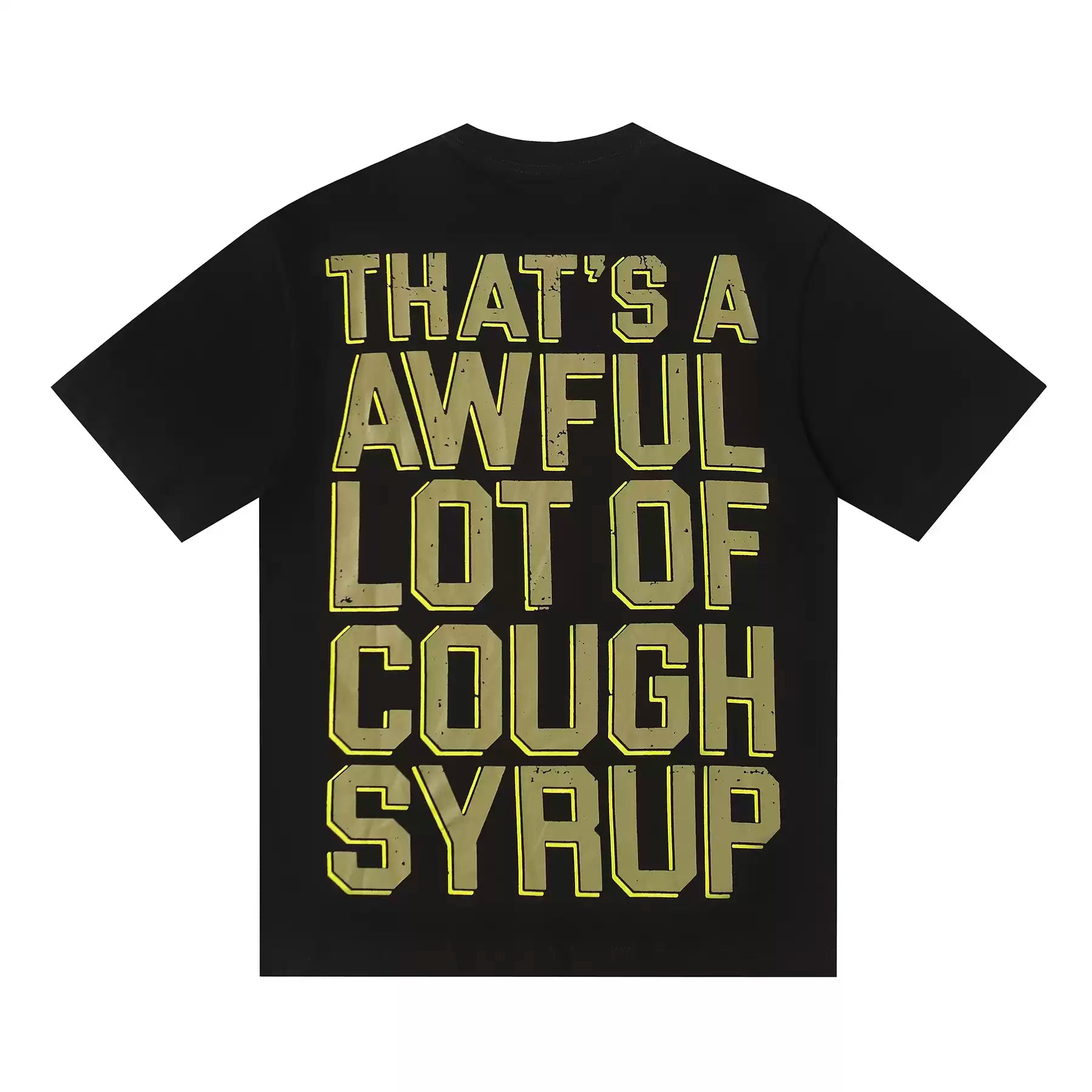 That's A Awful Lot Of Cough Syrup Grenade Dog Tag T-Shirt