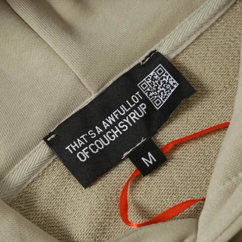 That’s A Awful Lot Of Stincs Buddha Graphic Beige Pullover Hoodie