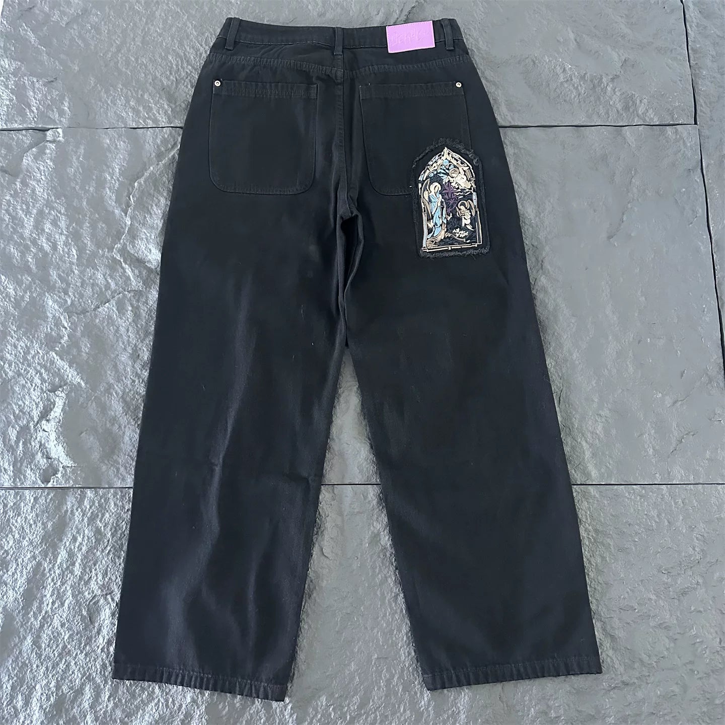 Derschutze embroidered jeans