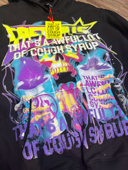That’s A Awful Lot Of Cough Syrup Skull Graphic Black Hoodie