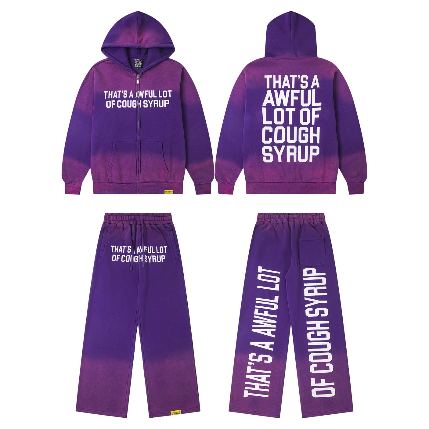 That's A Awful Lot Of Cough Syrup Zip-Up Hoodie