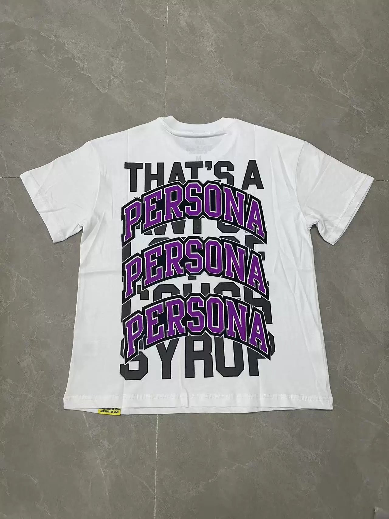 That’s A Awful Lot Of Cough Syrup Texas Persona Drip Graphic Oversized Tee
