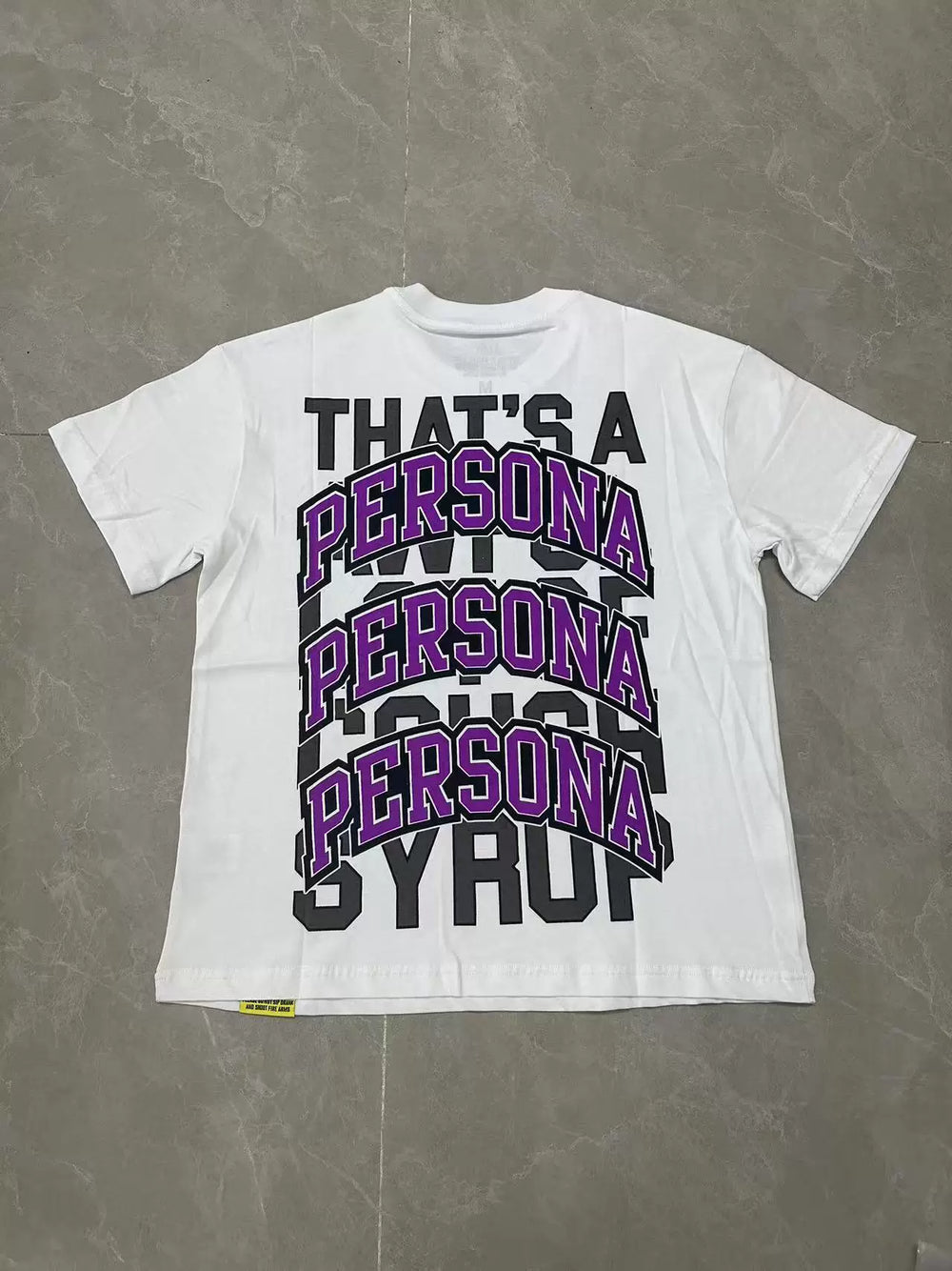 That’s A Awful Lot Of Cough Syrup Texas Persona Drip Graphic Oversized Tee