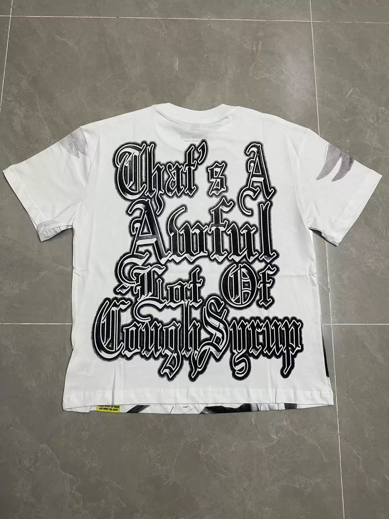 That's A Awful Lot Of Cough Syrup Cherub Angel Streetwear Tee