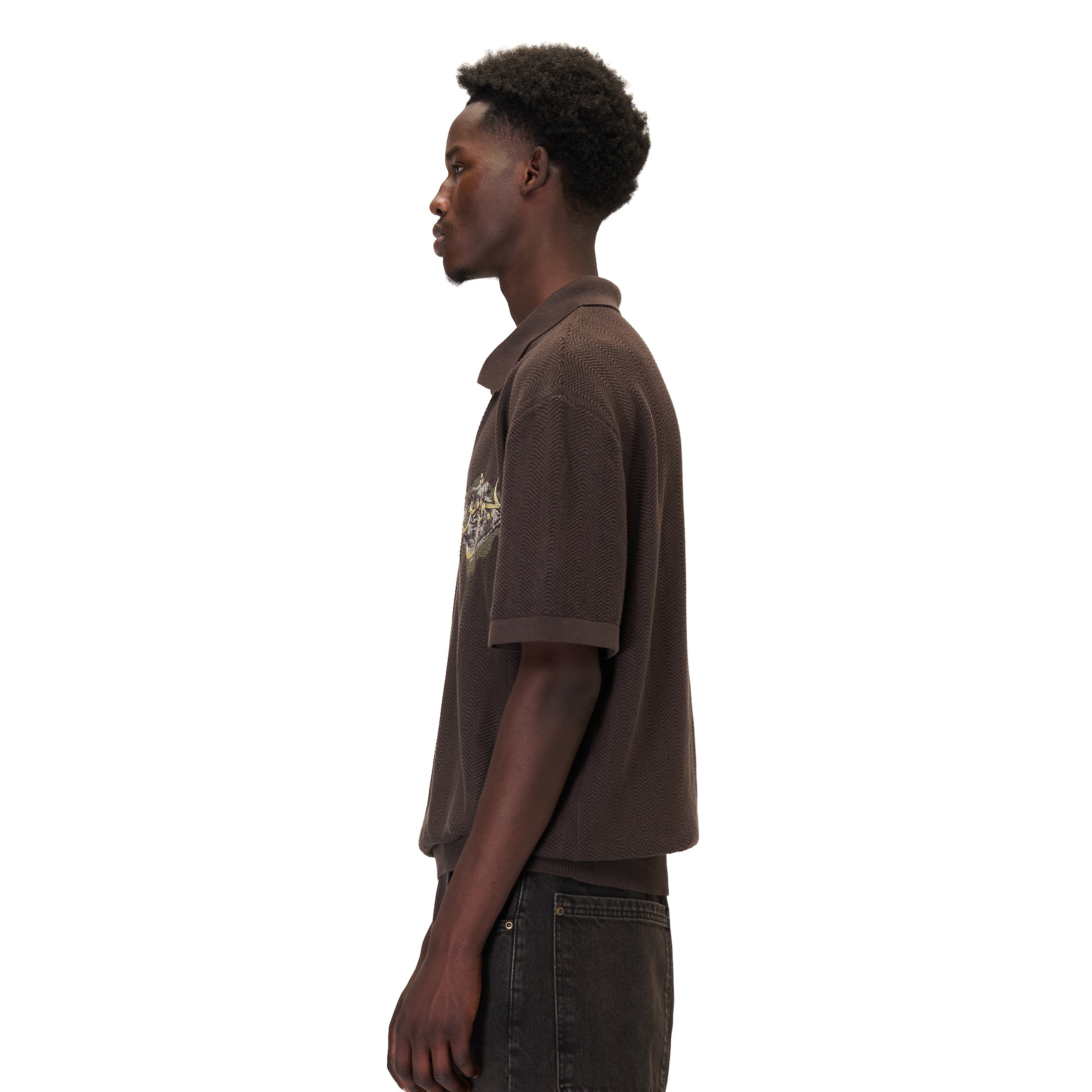 Derschutze "aziza" polo Knit brown