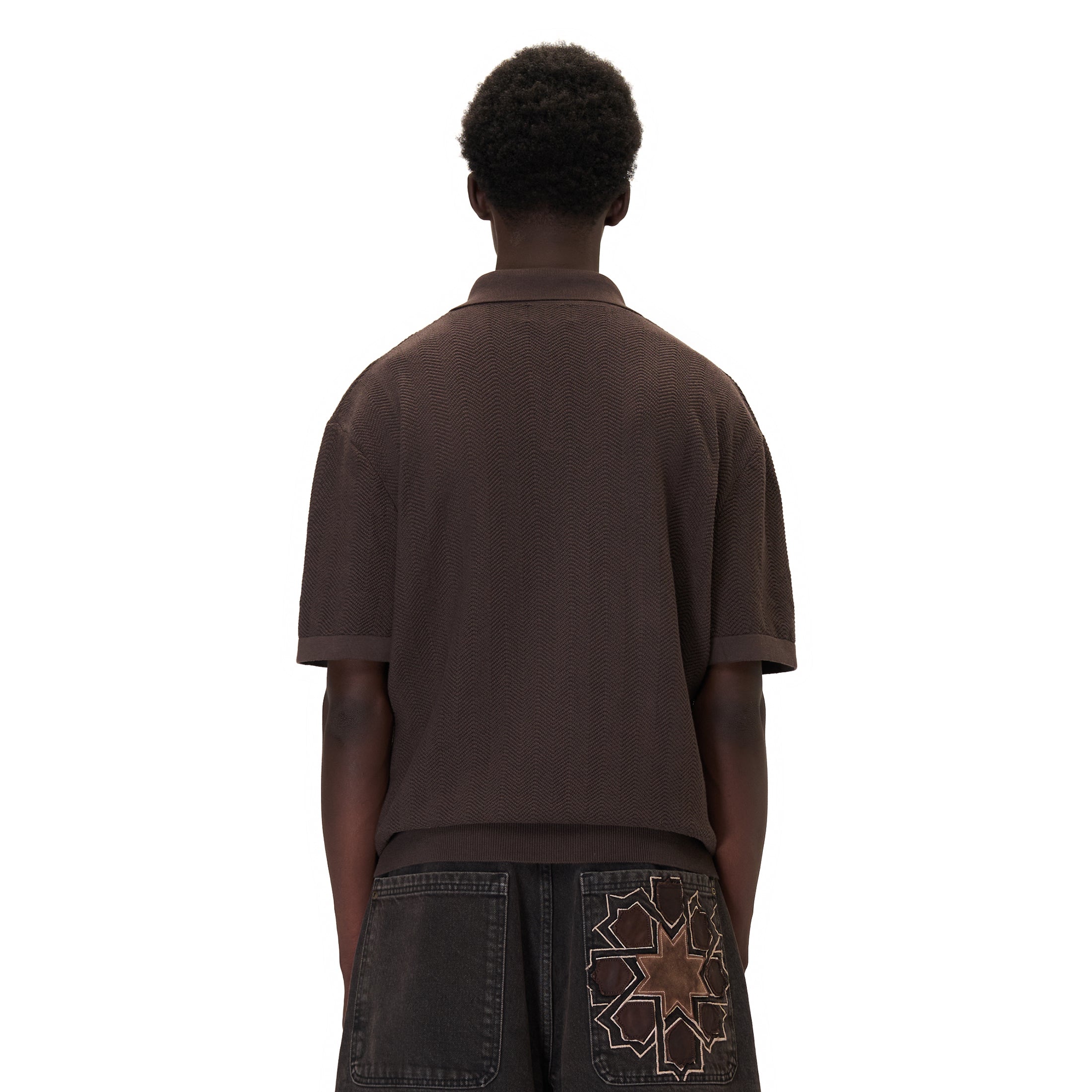 Derschutze "aziza" polo Knit brown