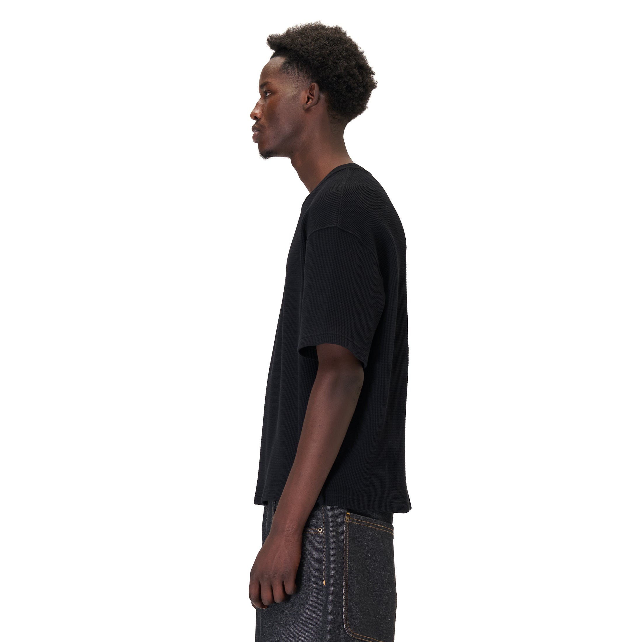 Derschutze "aziza" waffle T Shirt black